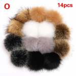 12/14 tk Pom Pom pall kohev v&otilde;lts rebane karusnaha juuksepall DIY riided m&uuml;ts Aksessuaarid v&otilde;tmehoidja ripats K&auml;sitsi valmistatud nokam&uuml;tsid Kingad Decor