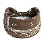 Boho s&otilde;lmega turbanid jooga elastne pea&uuml;mbris naistele peapael laiad juuksepaelad peakatted tr&uuml;kitud bandanad mood juuksepaelte aksessuaarid kohv