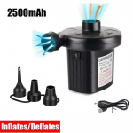 75W USB laetav elektriline &otilde;hupump t&auml;ispuhutavale PVC paadile, madratsile, t&auml;ispuhutavale basseinile, parvele, voodile