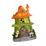 Aed Lillemaja kuju V&auml;liskaunistused Kunst Ornamendid Vaigust kujuke p&auml;ikeseskulptuur oranž