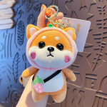 Multikas Maasika Shiba Inu Pl&uuml;&uuml;sm&auml;nguasi Nukk V&otilde;tmehoidja Armas V&otilde;tmehoidja &Otilde;pilase Seljakoti Ripats Naiste Koti V&otilde;tmehoidja