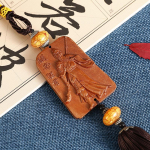 Puidunikerdusk&auml;sit&ouml;&ouml; Buddha kujud Auto tahavaatepeegli ripats Guanyini figuur Koolikoti mobiiltelefoni ripats &Otilde;nnekaunistused