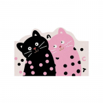 Instagrami stiilis armas kassi vannitoamatt libisemiskindel imav kiiresti kuivav matt tualeti du&scaron;iruumi uksematt lihtne hooldada 40 * 60CM [Crystal velvet without hemming]