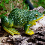 Mini Frog Resin ornament kodu ja aia sise&otilde;ue sisekujunduseks - roheline