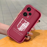 Pehme silikoonist ruudukujulise redeliga printimismustriga telefoni korpus, t&auml;iskaanega kaamera p&otilde;rutuskindel kaitse kummist &uuml;mbris Xiaomi Redmi jaoks Redmi 14C pruun