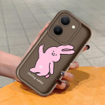 Pehme silikoonist ruudukujulise redeli mustriga telefoni&uuml;mbris, t&auml;ielikult kattev, kaamera p&otilde;rutuskindel kaitse, kummist &uuml;mbris Vivole Vivo Y36I 5G tumepunast v&auml;rvi