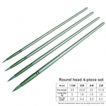 4/6 tk Akvarellpintsel, terava otsaga &uuml;mmargune lame pea, pehmed juuksed algaja kunsti&otilde;pilase k&auml;sitsi joonistatud akvarell nailonist v&auml;rvimismaterjal A1