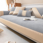 &Scaron;enill nurgadiivani kate Jacquard pilvmustriline diivanipadi Luksuslik pitskaunistus lamamistool salongim&ouml;&ouml;bel katted istmekate 70x70