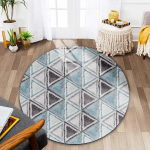 &Uuml;mmargune vaip elutoa kaunistus magamistoa diivan libisemiskindel p&otilde;randamatt arvutitooli p&otilde;randamatt diameter 160CM