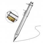 Multifunktsionaalne geel-tindipliiats Vernier Caliper rull-kuulipliiats Kirjatarbed Kuul-Point-Pall-Point 0,5mm ARI must