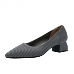 Terava varbaga madala suuga kangas lameda p&otilde;hjaga naiste &uuml;hev&auml;rviline kootud pehme p&otilde;hjaga suur suurus 34-43 34 must