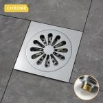 Messing Must 10x10cm Ruudukujuline Vannitoa Du&scaron;i P&otilde;randakaev Kodumajapidamise Kanalisatsioonitoru N&auml;htamatu Veefilter Deodorant P&otilde;randakate