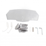 Mootorratta esiklaas selge l&auml;bipaistva v&auml;rvi siledate servadega tuulesuunaja universaalne mootorrattale