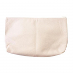 Trousse plate en coton 19x29cm Ecru