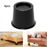 Bed Risers 3 inch Round Lifts 4 High for Table Sofa Cabinet Desk 4pcs