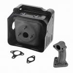 Elektriageneraatori summuti komplekt GX340 GX390 182F 188F bensiinimootori osadele