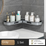 Puuri-vaba Vannitoa Riiul Seinale Paigaldatav P&ouml;&ouml;rlev Riiul Nurga Du&scaron;inurk &Scaron;ampooni Meigikorraldaja Vannitoatarvikud