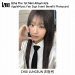 IZNA 1. minialbum N/a Apple Music'i f&auml;nnide allkirjastamis&uuml;rituse soodustusfoto KPOP Choi Jungeun