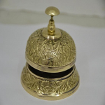 Messingist ehitud teeninduslaud Bell Hotel Counter Bell - 9,525 cm ( 3,75 tolli )
