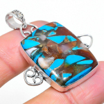 Spiny Oyster Handmade 925 Sterling Silver Jewelry Pendant 1.77 m4z08