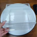 P&ouml;&ouml;ratava kaanega akr&uuml;&uuml;list kuukoogi hoiukarp &ndash; elegantne suveniirkingitus pulmadele, pruutneitsitele ja peiupoistele 21x21x10 cm puhas