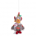 J&otilde;uluvana nukk rippuv kaunistus 3D pl&uuml;&uuml;skaru lumememm p&otilde;der korduvkasutatav j&otilde;ulupuu ehe ripatspeo p&uuml;hadekoristusfestivali kingitus Elk