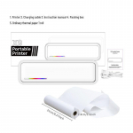 Kaasaskantav Mini Bluetooth A4 Printer: Tindita t&auml;toveering, Uuring, Kodut&ouml;&ouml;, Foto ja Sildi lahendus