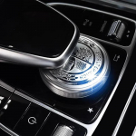 Auto interj&ouml;&ouml;ri multimeedia kleebis 47mm hiire nupp keskkonsooli embleem m&auml;rk kleebis W212 W205 AFFALTERBACH kleebis h&otilde;be