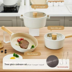 Neoflam Keraamilise mittekleepuva kattega praepann ja piimapott gaasi- ja induktsioonpliidile