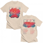 Imagine Dragons B&auml;nd Loom Tuur 2025 Uued T-s&auml;rgid Meeste Naiste Mood Hip Hop Retro T-s&auml;rk Puuvill L&uuml;hikeste Varrukatega Tees Esteetilised Topid S