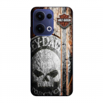 Coque de t&eacute;l&eacute;phone - Maniacase - Oppo Reno 13 5G - Silicone - T&ecirc;te de mort vintage - Souple