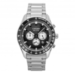 Citizen Eco-Drive Kronograaf Roostevaba Teras Must Tihvikell CA4674-58E 100M Meeste Kell must