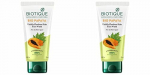 Biotique Bio Papaya Visibly Flawless Skin Face Wash, Pack of 2, 200 ml (2 x 100 ml)