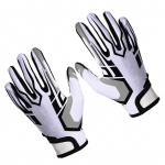 Valged Jalgpallikindad Libisemiskindel Silikoonist Haare Spordi Vastuv&otilde;tja Kinnas Hingav Reguleeritav Randmeosa