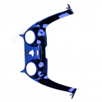 PS5 kontrolleri esipaneel DIY asendusklipp kest dekoratsioonitarvikud koos juhtkangi katetega sinine