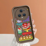 Pehme silikoonist ruudukujuline redelprintimise mustriga telefoni korpus, t&auml;iskaanega kaamera p&otilde;rutuskindel kummist &uuml;mbris Huawei Honori jaoks Honor 200 Pro tumepunast v&auml;rvi