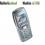 Renoveeritud originaal Nokia 6100 mobiiltelefon &uuml;he SIM-kaardiga No charger sinine/s&uuml;gav