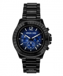 Michael Kors Suur Salveiroheline Kronograaf Roostevabast Terasest Sinise Kettaga Kvarts MK9193 Meeste K&auml;ekell sinine