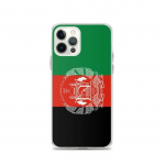 Coque iPhone &ndash; mitmev&auml;rviline &ndash; Drapeau Afghanistan &ndash; Souple &ndash; &uuml;hilduv iPhone 12 Pro &ndash; vertikaalne
