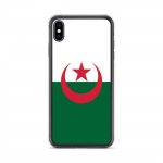 Coque iPhone &ndash; Drapeau Alg&eacute;rie &ndash; iPhone XS Max &ndash; Souple &ndash; Mitmev&auml;rviline &ndash; Vertikaalne