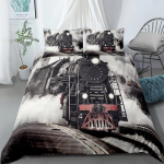Flying Scotsman Rong Tekikate Komplekt UK &Uuml;ksik Kahekohaline Queen US Twin T&auml;iskasvanu King Suurus Voodipesu Komplekti Hulgas 140x200cm