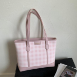 Ruuduline suure mahutavusega &otilde;la-kaenlaalune kandekott naiste suvine uus moekas mitmek&uuml;lgne pendeldamiskott