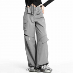 Cargo Pants Naiste Tehnikar&otilde;ivad Harajuku Y2K &otilde;&otilde;nsad vabaaja laia s&auml;&auml;rega p&uuml;ksid Ameerika t&auml;navar&otilde;ivad Hip Hop t&otilde;mblukk L