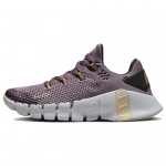 Nike Free Metcon 4 Premium Lilla Suits Naiste Tossud Tume Suitsuhall Metallik Kuldne Metallik Vask DQ4678-500 35.5