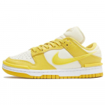 Nike Naiste Dunk Low Twist Vivid Sulfur Naiste Tossud Kollane Kookospiim Valge DZ2794-100 35.5
