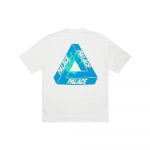 Palace Reacto Tri-Ferg T-s&auml;rk Valge Unisex &Uuml;laosad P24ES029 S