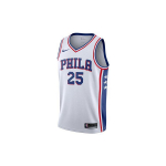 Nike NBA Simmons #25 Piiratud V&auml;ljaanne Swingman S&auml;rk Meeste S&auml;rk Valge 864441-101 S