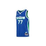 Nike NBA Luka Doncic Dallas Mavericks City Edition Swingman S&auml;rk Rush Blue Meeste Streetwear DO9590-497 XXL