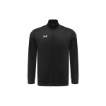 Under Armour Treening Spordikootud Seisukrae Logoga Jakk Meeste &Uuml;ler&otilde;ivad Must 21500437-001 XXXL