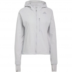 Adidas Naiste Jooksujakk Hakone Piiratud V&auml;ljaanne Spordijakk Slim Fit Kapuutsiga Naiste Jakk Helehall JM7902 M